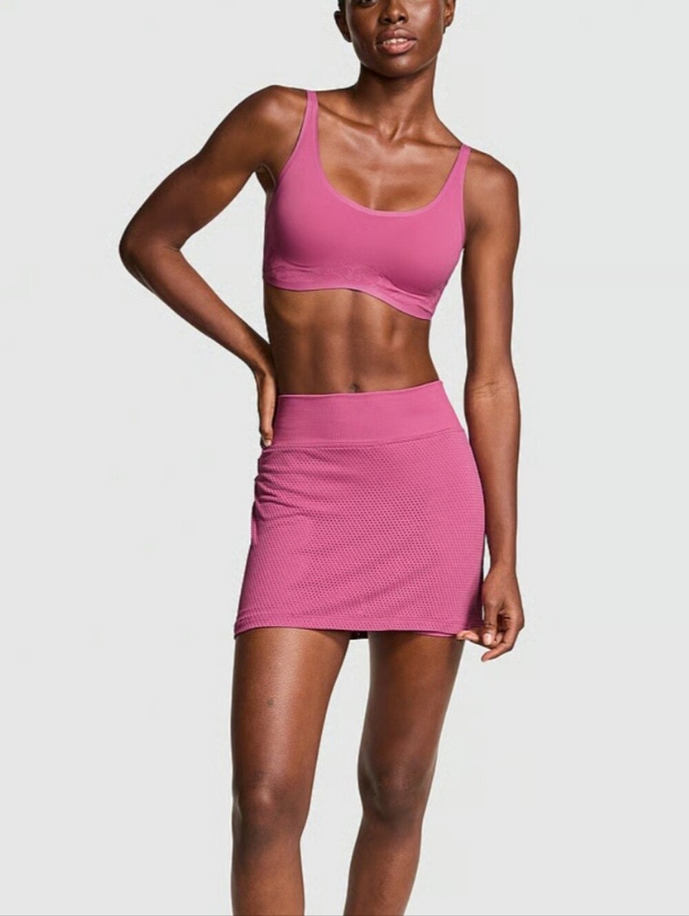 Pink By Victoria Secret Seamless Skort: Pink Size Small